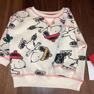 Snoopy Peanuts Sweatshirt Crewneck 12mo